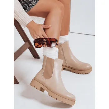 Dámské kozačky Dámské krémové kozačky MONDERICO FashionStreet ZY0540 37