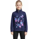 Dívčí mikina s motýlky SM3637 Velikost: 140, Barva: Tmavě modrá