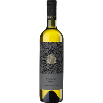 Nápoj Veltlínské zelené 2025, jakostní víno, Rodinné vinařství Košut, suché