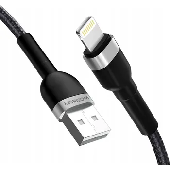 Datový kabel Kabel Wozinsky USB - Apple Lightning 2 m černý