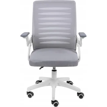 Kancelářská židle StandHeiz šedá látková s nastavitelnou výškou