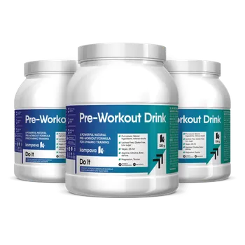 Anabolizér Kompava Pre-Workout Drink, pomeranč-limetka,3x320 g