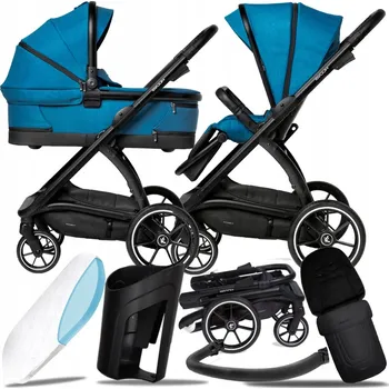 Kočárek Kočárek 2v1 Muuvo Trick Ocean Blue