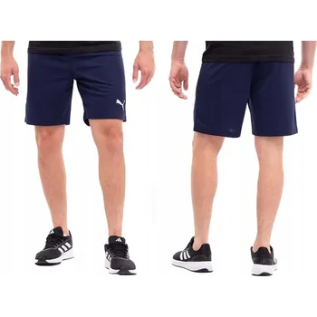 Pánské kraťasy Pánské Kraťasy Puma teamRISE Short Peacoat tmavě modré 704942 06 L