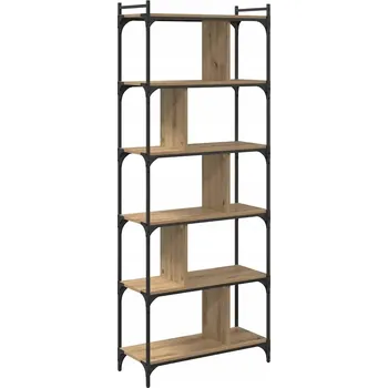 Knihovna Police na knihy dub artisan 76 x 32 x 192 cm