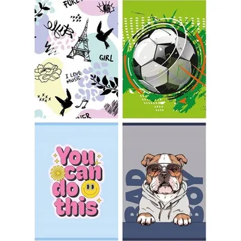 Sešit Sešit A5 s mřížkou Gimboo, 60 listů