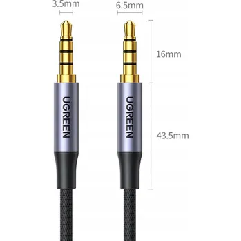 Audio kabel Kabel Ugreen 4903277711838 minijack 3,5 mm – minijack 3,5 mm 1 m