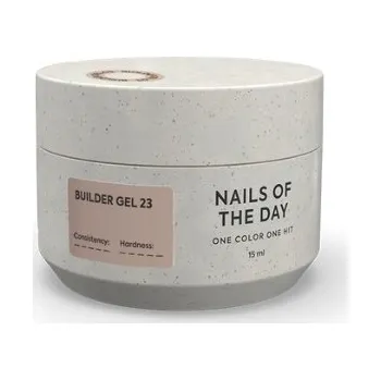 Lak na nehty NOTD Builder gel 23 - stavební gel v přirozeném nude odstínu, 15 ml