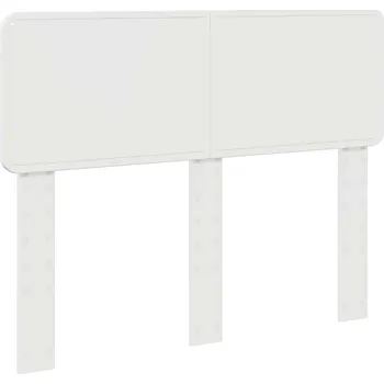 Čelo postele Lesklá bílá 120 cm Materiál dřevotříska