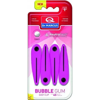 Vůně do auta Vůně do auta Dr. Marcus Easy Clip Bubble Gum 4 kusy