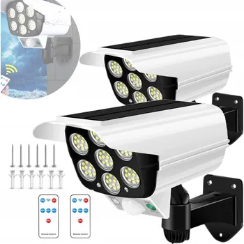 Venkovní osvětlení 2X SOLÁRNÍ ZAHRADNÍ LAMPA ULICE VENKOVNÍ LED SE SENZOREM POHYBU