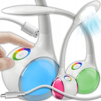 Lampička Stolní lampička RETOO na stůl bílá, výkon až 5 W