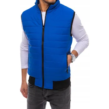 Pánská vesta DStreet pánská vesta TX4017 modrá, velikost M