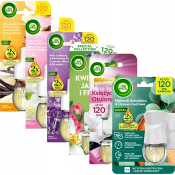 Air Wick náhradní náplň do elektrického osvěžovače vzduchu mix vůní sada 6x19 ml