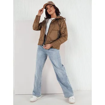 Dámská přechodová bunda FALES hnědá FashionStreet TY4206 L