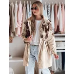 Dámská přechodná bunda parka FERIPARKA tmavě béžová FashionStreet TY4876 L