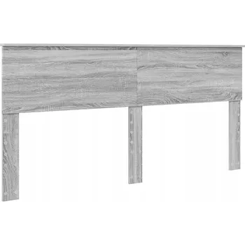 Čelo postele Šedá Sonoma 200 cm Materiál na bázi dřeva