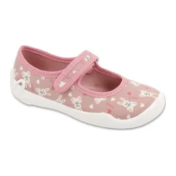 Dívčí obuv 114X568 25 - dívčí balerínky BLANCA Befado,zajíčci 114X568_28