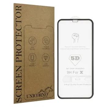 Tvrzené sklo 5D FULL GLUE Xiaomi 12, 12S, 12X černá - UNICORNO