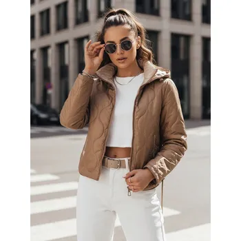Dámská bunda Dámská prošívaná bunda MAXWELL beige FashionStreet TY4110 L