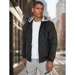 Pánská přechodná prošívaná bunda s kapucí černá FashionStreet TX5010 M