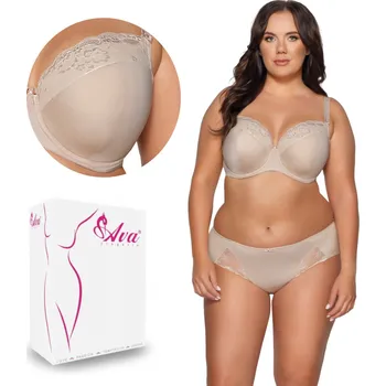 Dámské spodní prádlo Ava podprsenka s kosticemi, vyztužená, béžová, velikost 80H