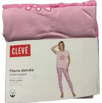 Dámské pyžamo CLEVE dámské pyžamo bavlna růžové velikost XL