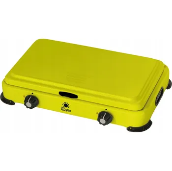 Turistický vařič PLYNOVÝ VAŘIČ LPG KEMPINGOVÝ TURISTICKÝ DVOJITÝ VÝKONNÝ SILNÝ