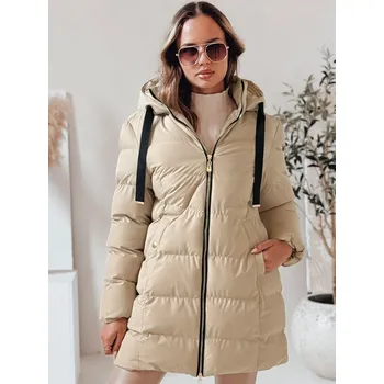 Dámská bunda Dámská zimní bunda s kapucí GABRIELLE beige FashionStreet TY4365 XL