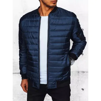 Pánská prošívaná bunda bomber navy blue FashionStreet TX4416 M