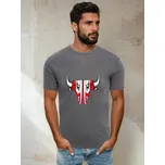 FashionStreet pánské grafitové tričko RX4931 XL