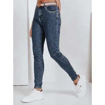 Dámské kalhoty Dámské push up džíny modré FashionStreet UY2783 s38
