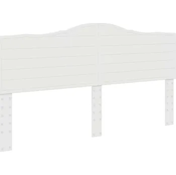 Čelo postele s čelo Lesklá Bílá 200 cm Kompozitní dřevo