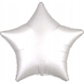 Balónek Fóliový balónek hvězda bílá 18" (cca 46 cm)