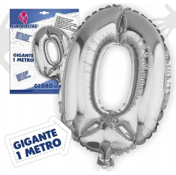 Balónek Ouda Party - 1M digitální balónek stříbrný
