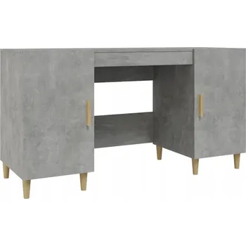 Psací stůl Obdélníkový psací stůl VidaXL 140 x 50 x 75 cm, odstíny šedé