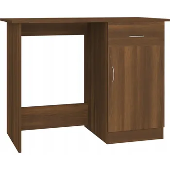 Psací stůl Obdélníkový psací stůl VidaXL 50 x 100 x 76 cm, odstíny hnědé