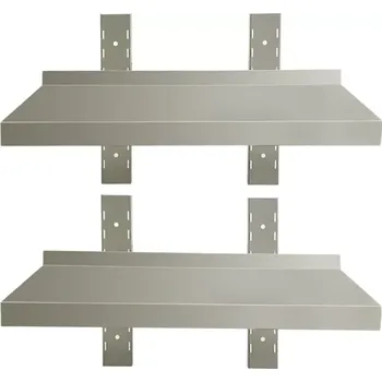 police vasegastro Nástěnná police - 0,8 x 0,3m - 2-patrová