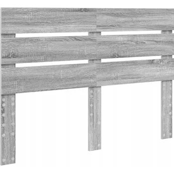 Čelo postele s čelo Šedá Sonoma 150 cm kompozitní dřevo