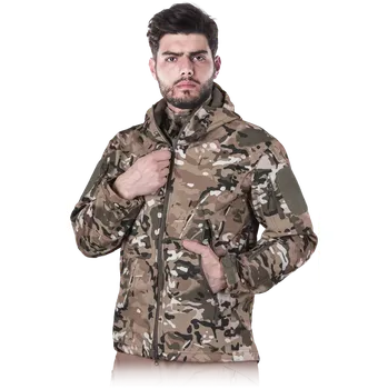 Ochranné vybavení na lov a střelbu Tactical Guard MOSS Softshellová bunda Camo M-3XL