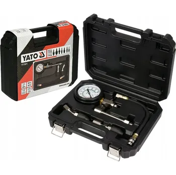 Autoelektronika YATO MĚŘIČ TLAKU KOMPRESE, TESTER KOMPRESNÍHO TLAKU BENZÍNOVÝCH MOTORŮ 0-21 BAR