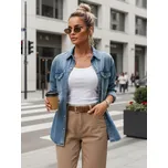 Dámská džínová košile oversize DENIMOVA modrá FashionStreet DY0467 XS