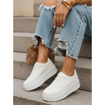 Dámské tenisky Dámské bílé tenisky FashionStreet ZY1376 38