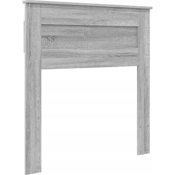 Čelo postele Šedá Sonoma 90 cm Materiál na bázi dřeva