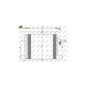 Motor automobilu Chladič, chlazení motoru NRF 35884