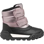 Dívčí volnočasová obuv Geox B TREKKYUP B AB 26 Růžová, Černá, Bílá