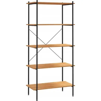 Knihovna Regál VidaXL 80 cm x 163 cm x 40 cm černý