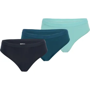 Kalhotky MEXX Dámské kalhotky, 3 ks (černá/petrolejová/zelená, S)