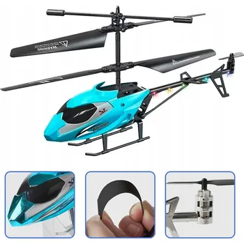 Obraz HELIKOPTER ZDALNIE STEROWANY SAMOLOT S OVLADAČEM LED 3 KANÁLY 2.4G VRTULNÍK