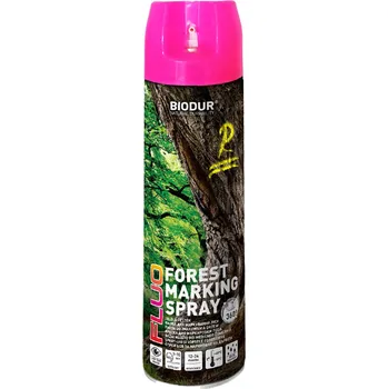 Barva ve spreji BIODUR Barva na značení stromů růžová 500ml